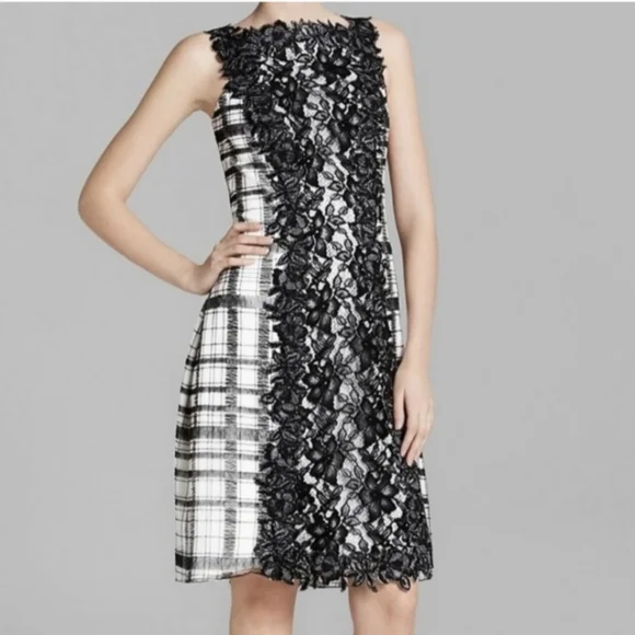 Tadashi Shoji | Dresses | Tadashi Shoji Lace Black White Floral Plaid Dress 4 | Poshmark Tadashi Shoji | Dresses | Tadashi Shoji Lace Black White Floral Plaid Dress 4 | Poshmark